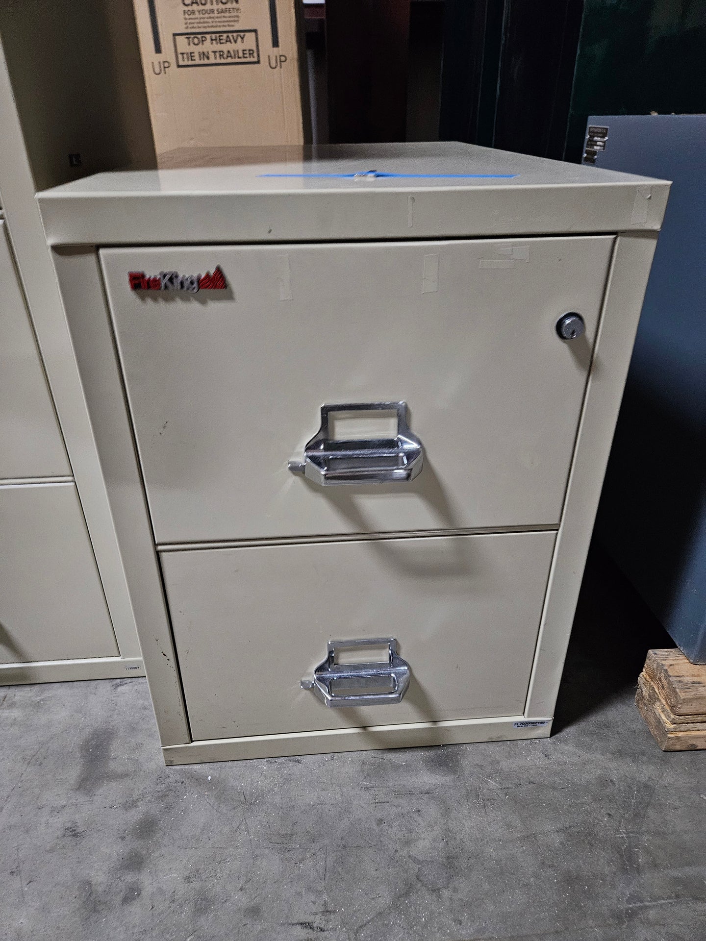 Used FireKing Cabinet 2 Drawer