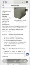Pre-owned GSA Class 5 Safe
