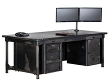 Ironworks Executive Desk IWD3084 | 30"H x 84"W x 42"D