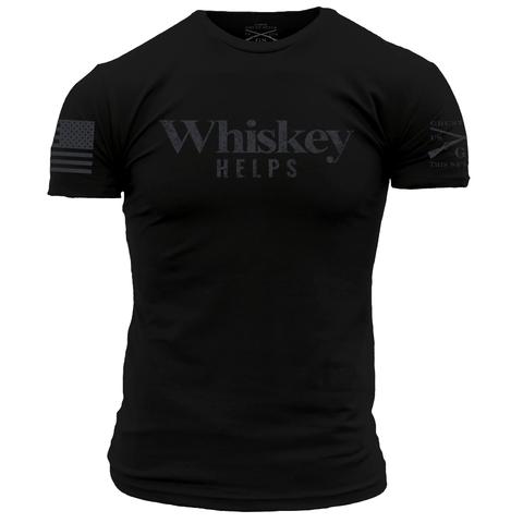 WHISKEY HELPS - BLACK